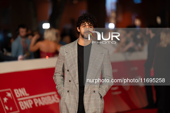 Massimiliano Caiazzo attends the ''Best Movie Awards'' red carpet during the 19th Rome Film Festival at Auditorium Parco Della Musica in Rom...