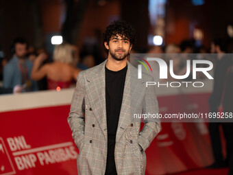 Massimiliano Caiazzo attends the ''Best Movie Awards'' red carpet during the 19th Rome Film Festival at Auditorium Parco Della Musica in Rom...