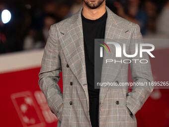 Massimiliano Caiazzo attends the ''Best Movie Awards'' red carpet during the 19th Rome Film Festival at Auditorium Parco Della Musica in Rom...