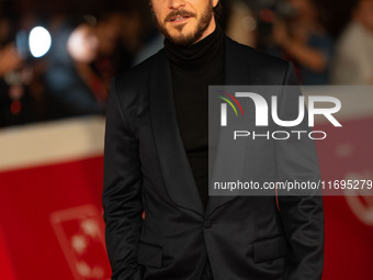 Andrea Bosca attends the ''Best Movie Awards'' red carpet during the 19th Rome Film Festival at Auditorium Parco Della Musica in Rome, Italy...