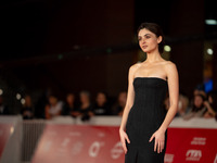 Tecla Insolia attends the ''L'Albero'' red carpet during the 19th Rome Film Festival at Auditorium Parco Della Musica in Rome, Italy, on Oct...