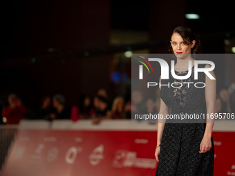 Carlotta Gamba attends the ''L'Albero'' red carpet during the 19th Rome Film Festival at Auditorium Parco Della Musica in Rome, Italy, on Oc...