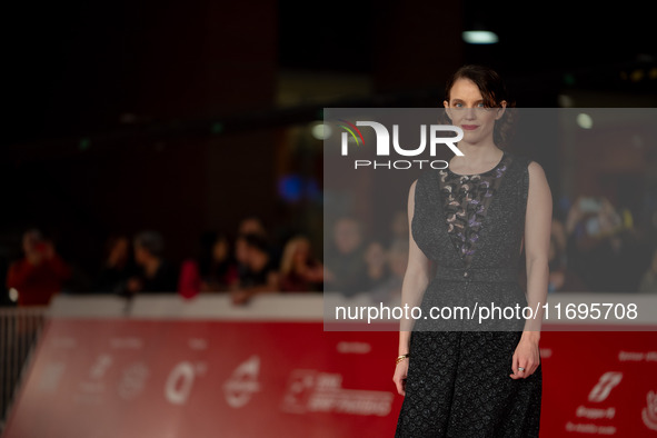 Carlotta Gamba attends the ''L'Albero'' red carpet during the 19th Rome Film Festival at Auditorium Parco Della Musica in Rome, Italy, on Oc...