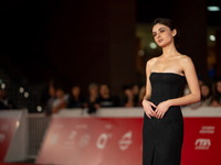 Tecla Insolia attends the ''L'Albero'' red carpet during the 19th Rome Film Festival at Auditorium Parco Della Musica in Rome, Italy, on Oct...