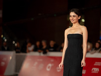 Tecla Insolia attends the ''L'Albero'' red carpet during the 19th Rome Film Festival at Auditorium Parco Della Musica in Rome, Italy, on Oct...