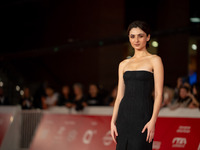 Tecla Insolia attends the ''L'Albero'' red carpet during the 19th Rome Film Festival at Auditorium Parco Della Musica in Rome, Italy, on Oct...