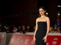 Tecla Insolia attends the ''L'Albero'' red carpet during the 19th Rome Film Festival at Auditorium Parco Della Musica in Rome, Italy, on Oct...