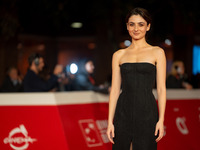 Tecla Insolia attends the ''L'Albero'' red carpet during the 19th Rome Film Festival at Auditorium Parco Della Musica in Rome, Italy, on Oct...