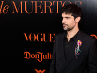 Francesco Carril attends the VOGUE Day of the Dead Gala in Madrid, Spain, on October 22, 2024. (