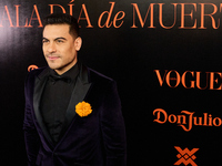 Carlos Rivera attends the VOGUE Day of the Dead Gala in Madrid, Spain, on October 22, 2024. (