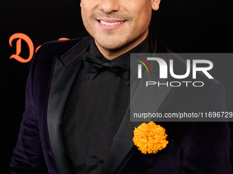 Carlos Rivera attends the VOGUE Day of the Dead Gala in Madrid, Spain, on October 22, 2024. (