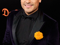 Carlos Rivera attends the VOGUE Day of the Dead Gala in Madrid, Spain, on October 22, 2024. (