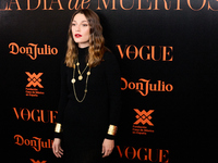 Mathilde Olivier attends the VOGUE Day of the Dead Gala in Madrid, Spain, on October 22, 2024. (