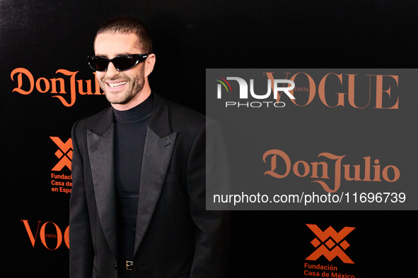 Pelayo Diaz attends the VOGUE Day of the Dead Gala in Madrid, Spain, on October 22, 2024. 