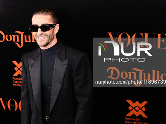 Pelayo Diaz attends the VOGUE Day of the Dead Gala in Madrid, Spain, on October 22, 2024. (