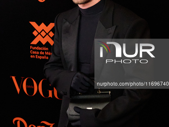 Pelayo Diaz attends the VOGUE Day of the Dead Gala in Madrid, Spain, on October 22, 2024. (