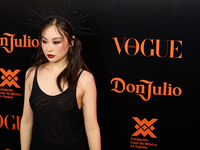 The VOGUE Day of the Dead Gala takes place in Madrid, Spain, on October 22, 2024, featuring Chacha Huang. (