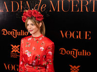 Manuela Velasco attends the VOGUE Day of the Dead Gala in Madrid, Spain, on October 22, 2024. (