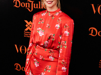 Manuela Velasco attends the VOGUE Day of the Dead Gala in Madrid, Spain, on October 22, 2024. (