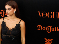 Begona Vargas attends the VOGUE Day of the Dead Gala in Madrid, Spain, on October 22, 2024. (