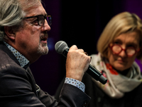 Sebastian Barry participates in a panel discussion during the 16. Joseph Conrad International Literature Festival in Krakow, Poland on Octob...