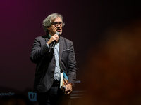 Sebastian Barry participates in a panel discussion during the 16. Joseph Conrad International Literature Festival in Krakow, Poland on Octob...