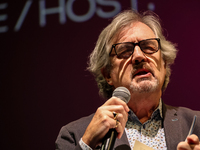 Sebastian Barry participates in a panel discussion during the 16. Joseph Conrad International Literature Festival in Krakow, Poland on Octob...