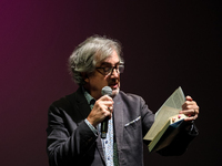 Sebastian Barry participates in a panel discussion during the 16. Joseph Conrad International Literature Festival in Krakow, Poland on Octob...