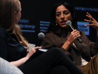 Claudia Durastanti participates in a panel discussion during the 16. Joseph Conrad International Literature Festival in Krakow, Poland on Oc...