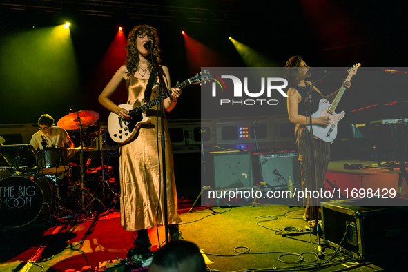 British Alternative Band The Big Moon Perform Live At Alcatraz In Milan, Italy, On October 22, 2024. 