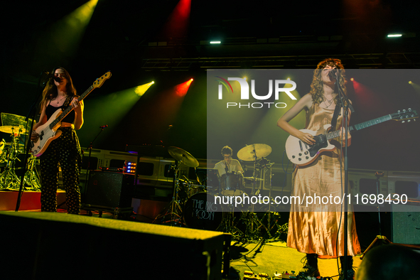 British Alternative Band The Big Moon Perform Live At Alcatraz In Milan, Italy, On October 22, 2024. 