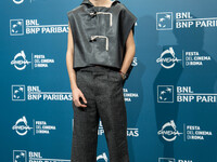 Francesco Gheghi attends the ''Mani Nude'' photocall during the 19th Rome Film Festival at Auditorium Parco Della Musica in Rome, Italy, on...