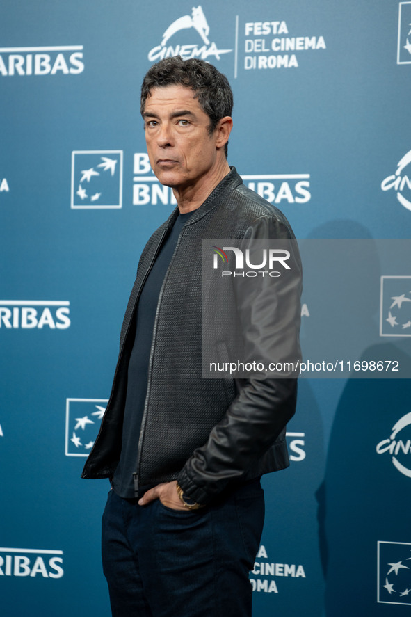 Alessandro Gassman attends the ''Mani Nude'' photocall during the 19th Rome Film Festival at Auditorium Parco Della Musica in Rome, Italy, o...