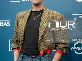 Paolo Madonna attends the ''Mani Nude'' photocall during the 19th Rome Film Festival at Auditorium Parco Della Musica in Rome, Italy, on Oct...