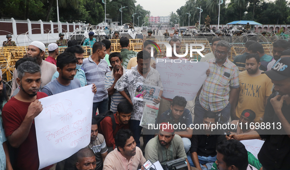 The interim government increases security around the Bangabhaban due to protests demanding the resignation of President Mohammed Shahabuddin...