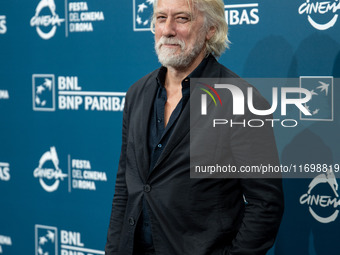 Tommaso Ragno attends the ''L'Isola Degli Idealisti'' photocall during the 19th Rome Film Festival at Auditorium Parco Della Musica in Rome,...