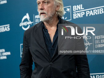 Tommaso Ragno attends the ''L'Isola Degli Idealisti'' photocall during the 19th Rome Film Festival at Auditorium Parco Della Musica in Rome,...