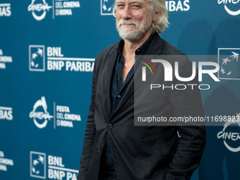 Tommaso Ragno attends the ''L'Isola Degli Idealisti'' photocall during the 19th Rome Film Festival at Auditorium Parco Della Musica in Rome,...