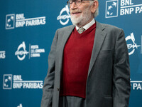 Renato Carpentieri attends the ''L'Isola Degli Idealisti'' photocall during the 19th Rome Film Festival at Auditorium Parco Della Musica in...