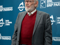 Renato Carpentieri attends the ''L'Isola Degli Idealisti'' photocall during the 19th Rome Film Festival at Auditorium Parco Della Musica in...