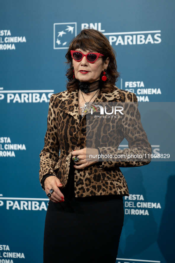 Elisabetta Sgarbi attends the ''L'Isola Degli Idealisti'' photocall during the 19th Rome Film Festival at Auditorium Parco Della Musica in R...