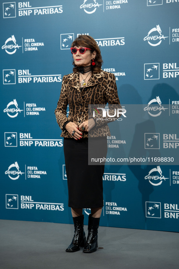 Elisabetta Sgarbi attends the ''L'Isola Degli Idealisti'' photocall during the 19th Rome Film Festival at Auditorium Parco Della Musica in R...