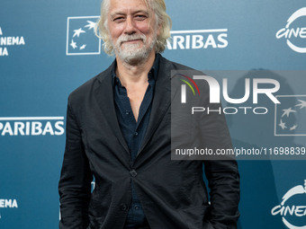 Tommaso Ragno attends the ''L'Isola Degli Idealisti'' photocall during the 19th Rome Film Festival at Auditorium Parco Della Musica in Rome,...