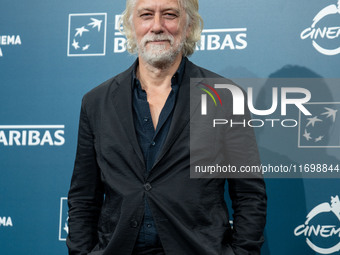 Tommaso Ragno attends the ''L'Isola Degli Idealisti'' photocall during the 19th Rome Film Festival at Auditorium Parco Della Musica in Rome,...