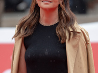 Claudia Potenza attends the ''Adorazione'' photocall at Casa Alice in Rome, Italy, on October 23, 2024. (