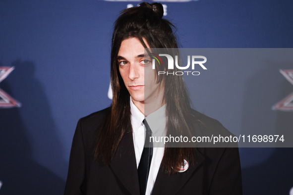 Danielle attends the photocall for the press conference of X Factor at Teatro Repower in Milan, Italy, on October 22, 2024 