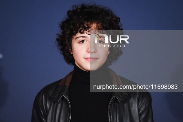 Lorenzo Salvetti attends the photocall for the press conference of X Factor at Teatro Repower in Milan, Italy, on October 22, 2024 