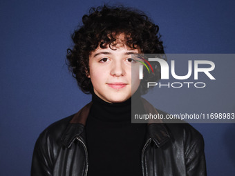 Lorenzo Salvetti attends the photocall for the press conference of X Factor at Teatro Repower in Milan, Italy, on October 22, 2024 (