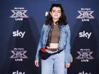 Francamente attends the photocall for the press conference of X Factor at Teatro Repower in Milan, Italy, on October 22, 2024 (