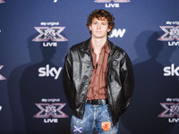 Pablo Murphy attends the photocall for the press conference of X Factor at Teatro Repower in Milan, Italy, on October 22, 2024. (